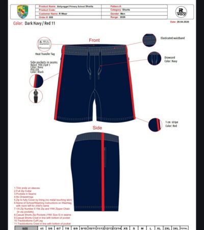 Ballyragget NS Casual Shorts